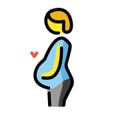 Personne enceinte - OpenMoji