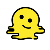 Visage qui fond - OpenMoji