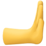 Main qui pousse vers la droite - Facebook