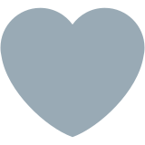 Cœur gris - Twitter / X