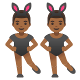 hommes avec des oreilles de lapin : peau mate