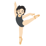 danseuse de ballet : peau claire