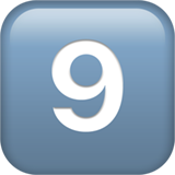 Symbole du bouton 9