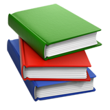 Emoji Pile de livres