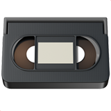 Emoji Cassette Vidéo