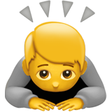 Emoji Personne Inclinée
