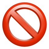 Symbole d’interdiction