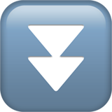 double flèche vers le bas