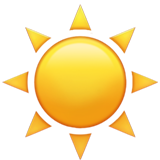 Emoji Soleil avec Rayons