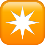 Emoji Etoile Orange