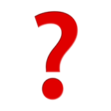 Emoji Point d'Interrogation Rouge