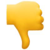 Pouce vers le bas - Facebook