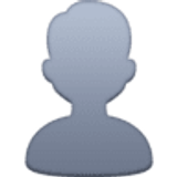 Silhouette de buste - Facebook