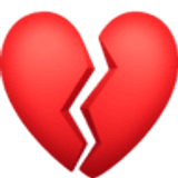 Cœur brisé - Facebook