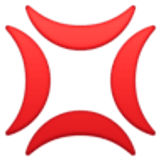 Symbole de colère - Facebook