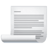 Page enroulée - Facebook