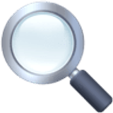 Loupe orientée à gauche - Facebook