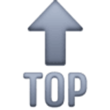 Flèche En haut - Facebook