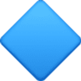 Grand losange bleu - Facebook