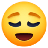 Visage soulagé - Facebook