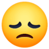 Visage déçu - Facebook