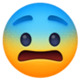 Visage effrayé - Facebook