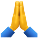 Mains en prière - Facebook