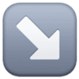 Flèche bas droite - Facebook