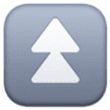 Double flèche vers le haut - Facebook