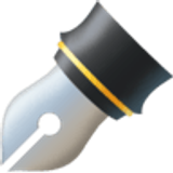 Stylo plume noir - Facebook