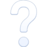 Point d’interrogation blanc - Facebook