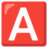 Groupe sanguin A - Noto Color Emoji