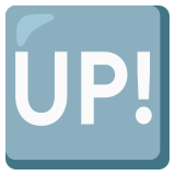 Bouton Vers le haut - Noto Color Emoji