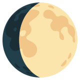 Lune gibbeuse croissante - Noto Color Emoji