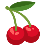 Cerises - Noto Color Emoji