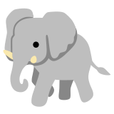 Éléphant - Noto Color Emoji