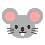 Tête de souris - Noto Color Emoji