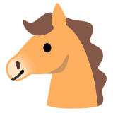 Tête de cheval - Noto Color Emoji