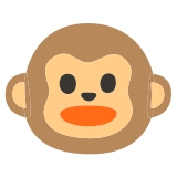 Tête de singe - Noto Color Emoji