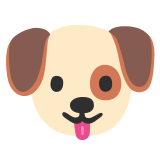 Tête de chien - Noto Color Emoji