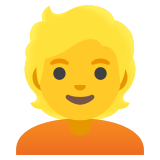 Personne blonde - Noto Color Emoji