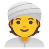 Personne en turban - Noto Color Emoji