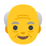 Homme âgé - Noto Color Emoji
