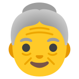 Femme âgée - Noto Color Emoji