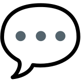 Bulle de parole - Noto Color Emoji