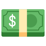 Billet en dollars - Noto Color Emoji