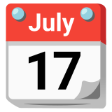 Éphéméride - Noto Color Emoji