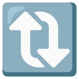 Flèches dans le sens horaire - Noto Color Emoji