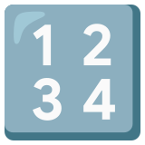 Saisie de chiffres - Noto Color Emoji