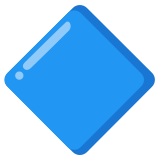 Grand losange bleu - Noto Color Emoji